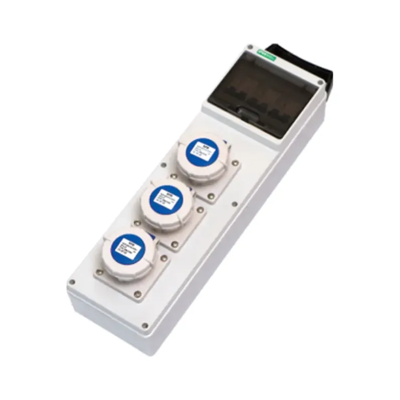 ALX-FN-3132-2 industrial socket box product photo on white background