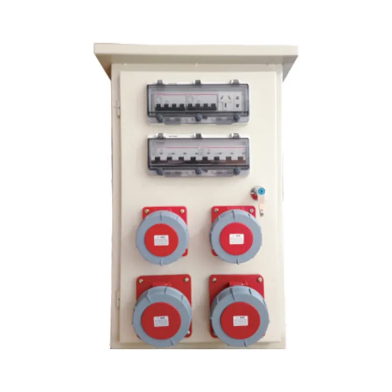 ALX-FN-4352S industrial socket box on white background