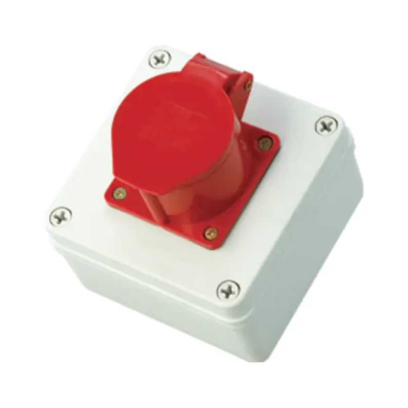 ALX-FN-315S industrial socket box product photo on white background