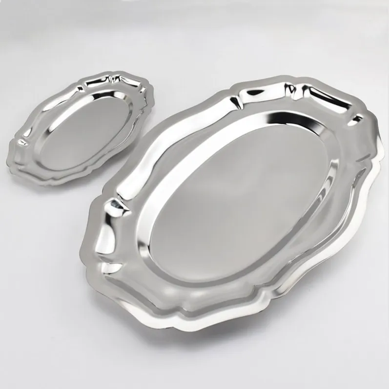 ss304‑stainless‑steel‑dessert‑plate‑kitchen‑ware
