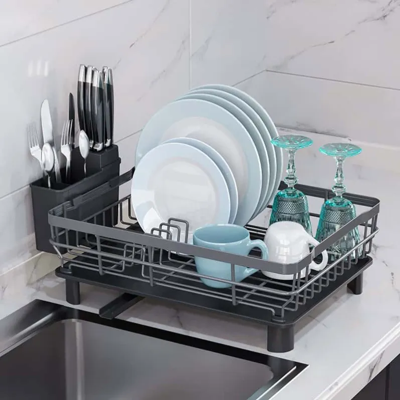 kitchen‑dish‑drying‑rack‑tableware‑storage‑organizer