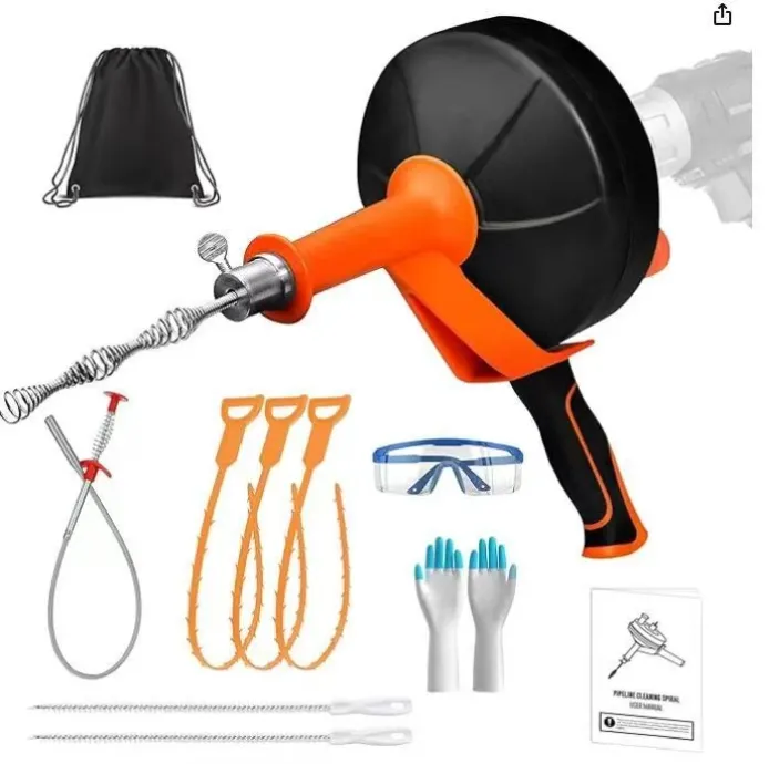 drum-drain-auger-cleaning-accessories-kit