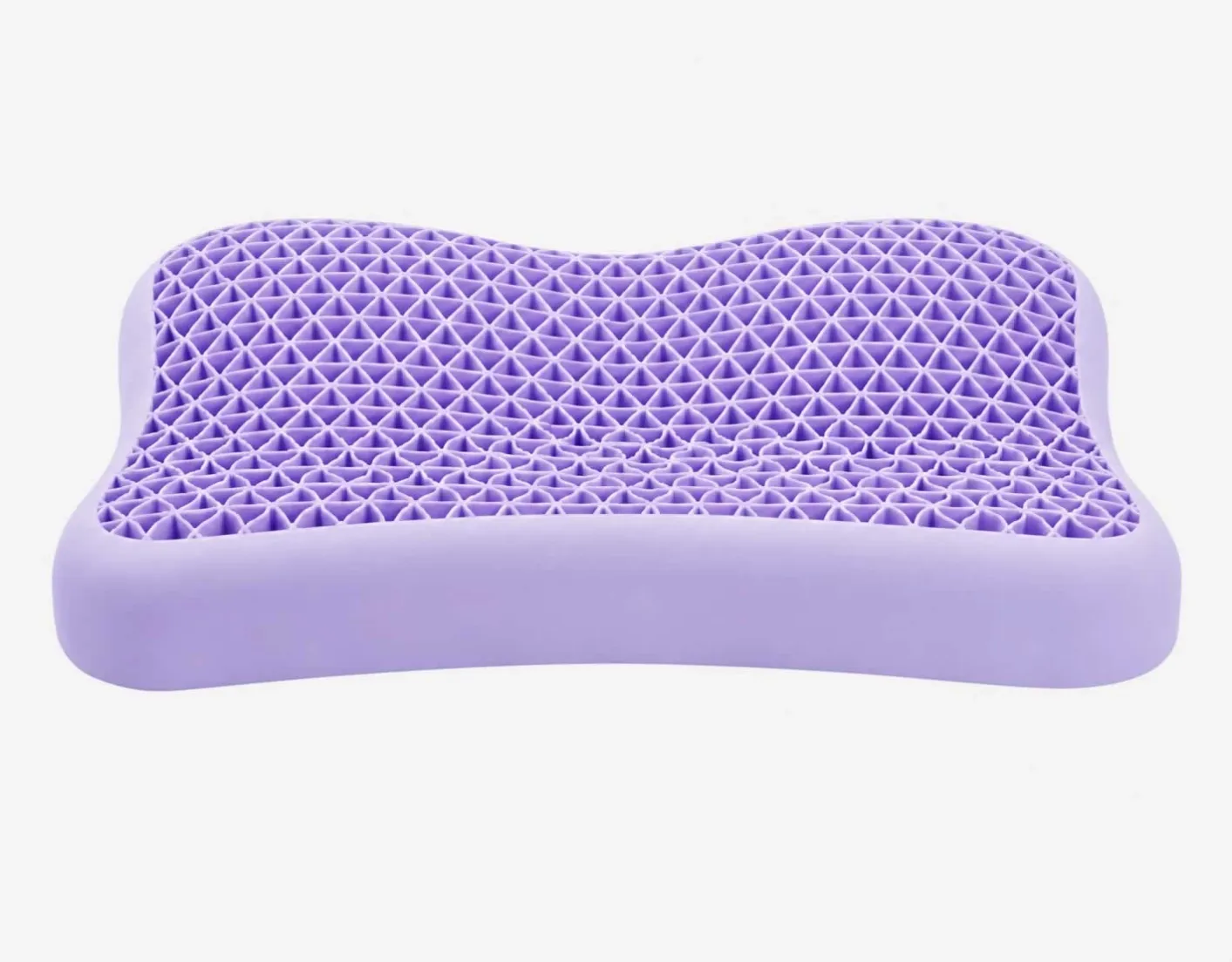 TPE Grid Butterfly Contour Pillow