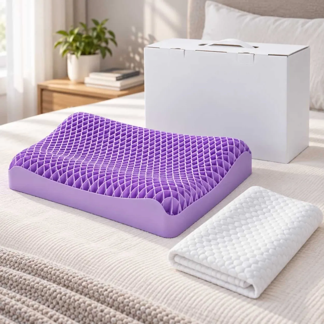 TPE Honeycomb Wavy Pillow-13