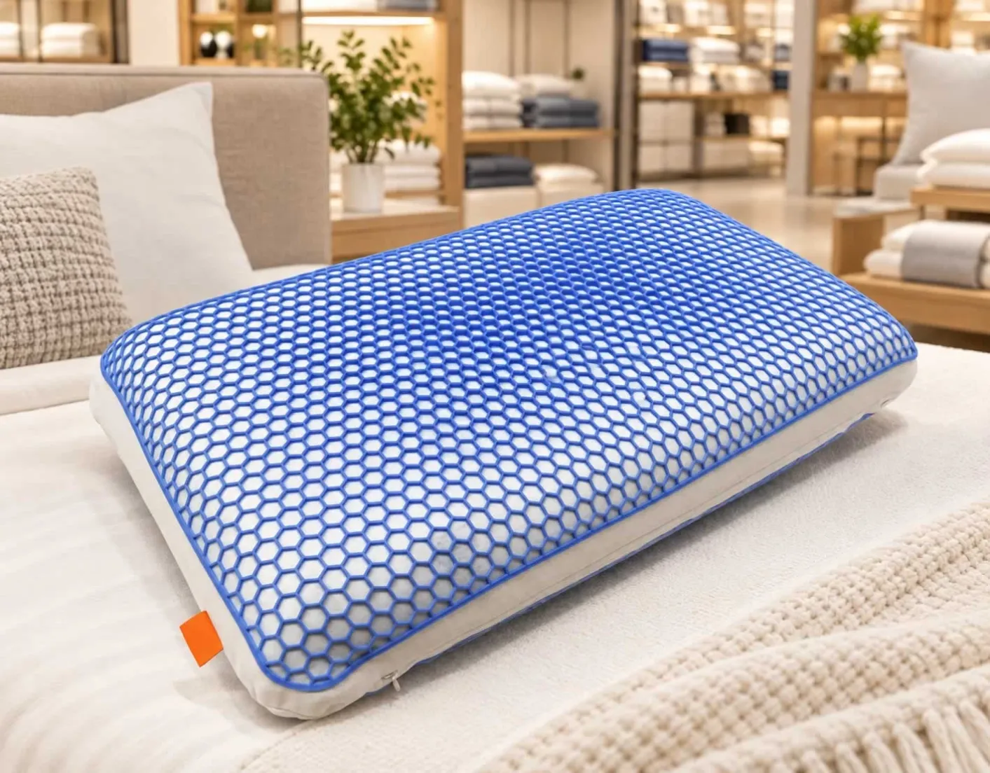 TPE Grid Bread Pillow-4
