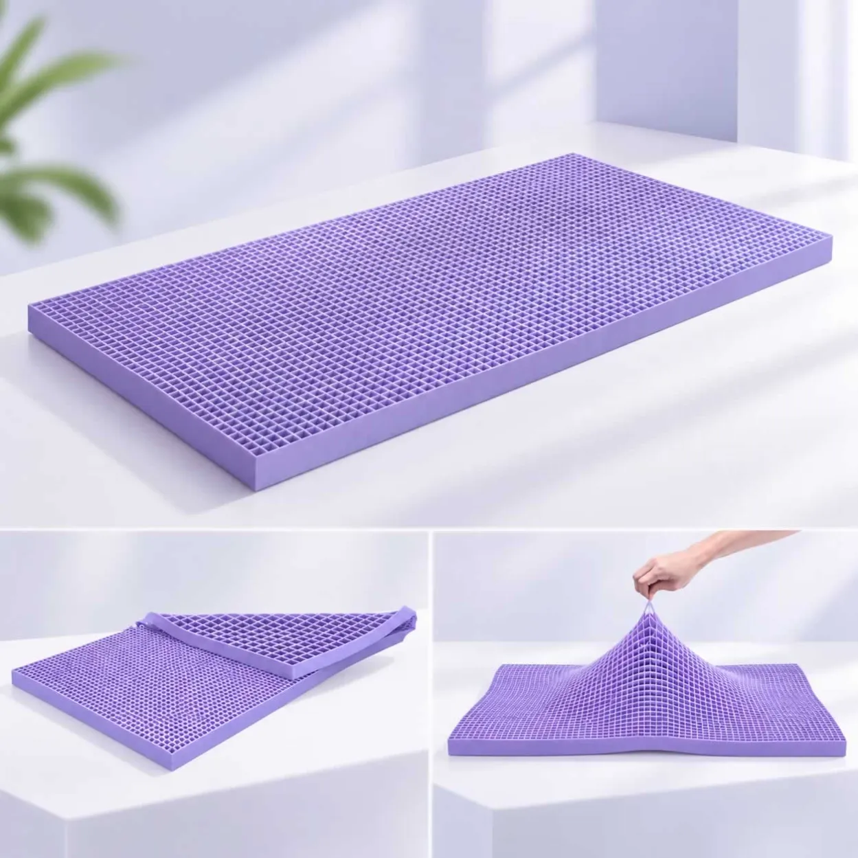 TPE Grid Mattress Sheet-2