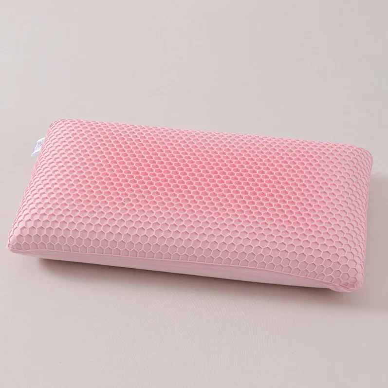 tpe grid memory foam pillow-3