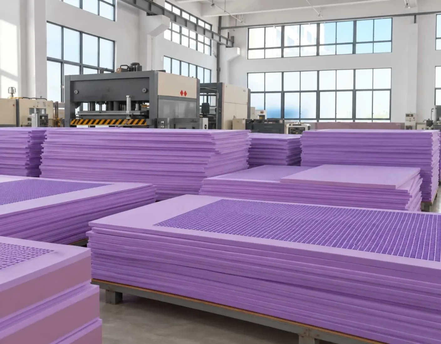 TPE Grid Mattress Layer with Foam-4