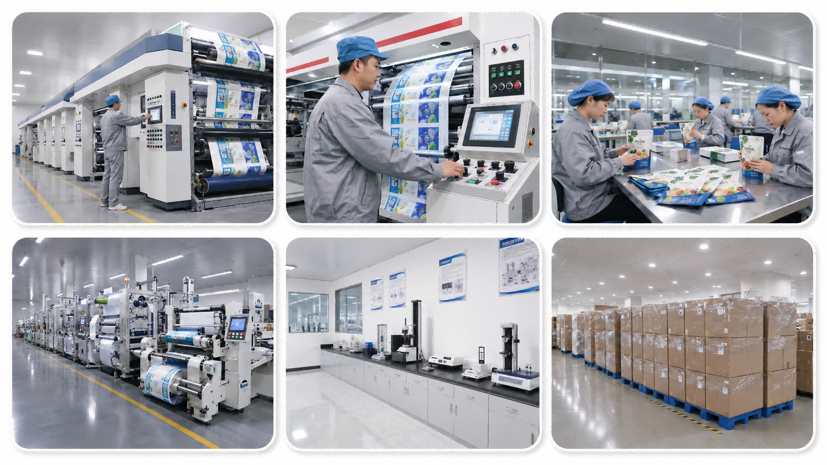 Printing, pouch production, quality checking, and packing support from TM-Future