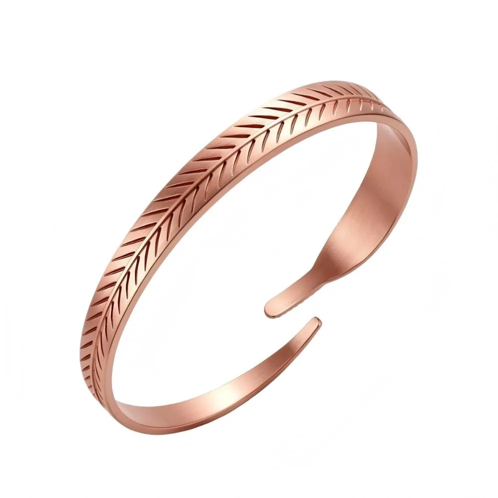 pc124-pure-copper-leaf-pattern-open-cuff-bracelet-main