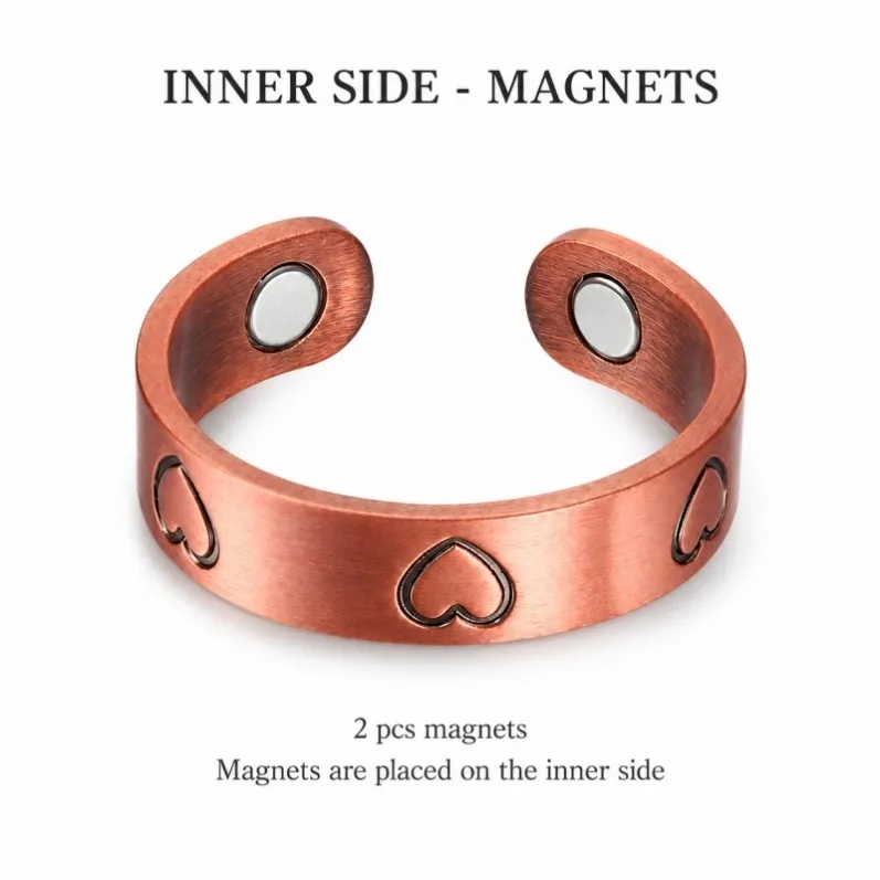 cr176-pure-red-copper-heart-magnetic-open-ring-inner-magnets
