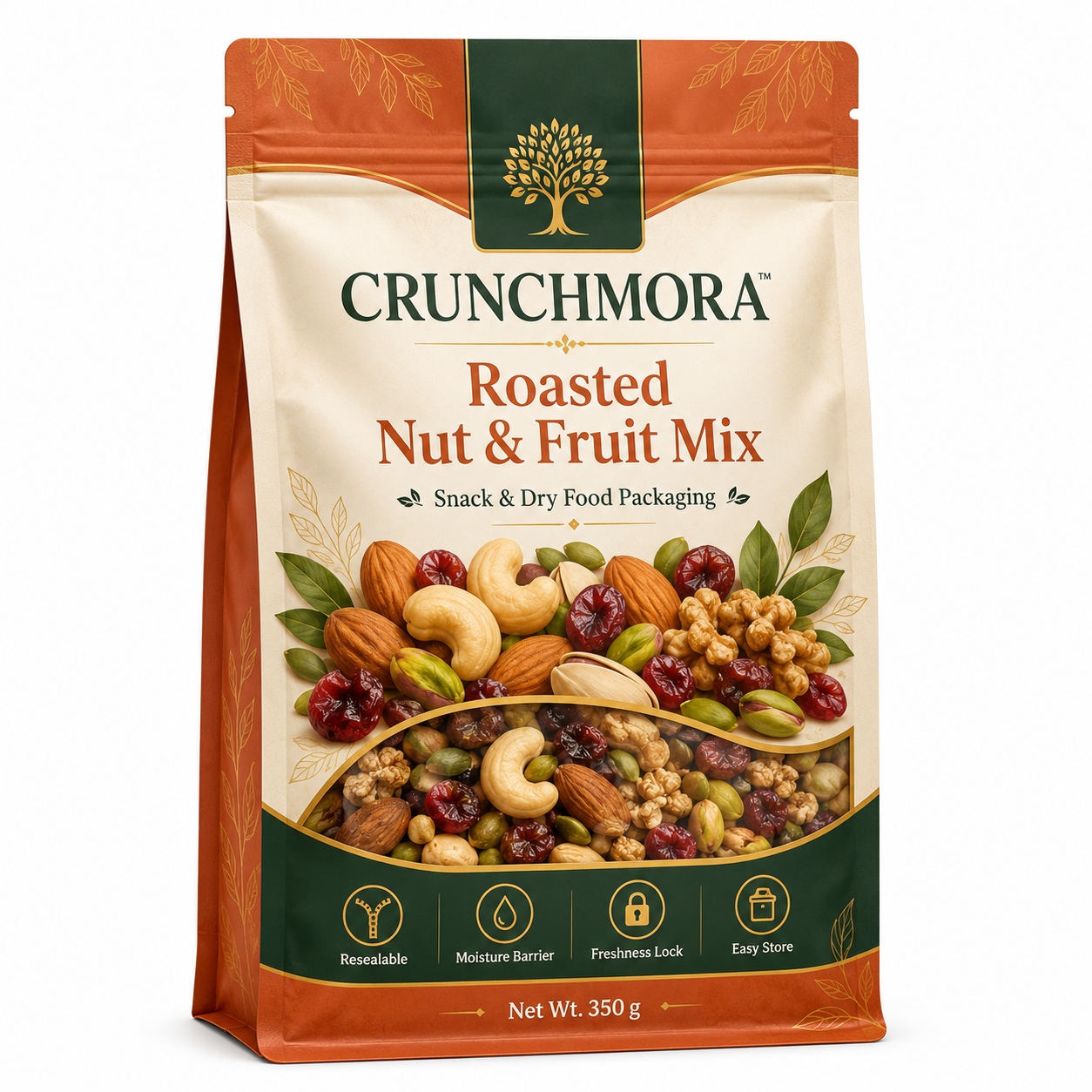 Snack & Dry Food Packaging front view