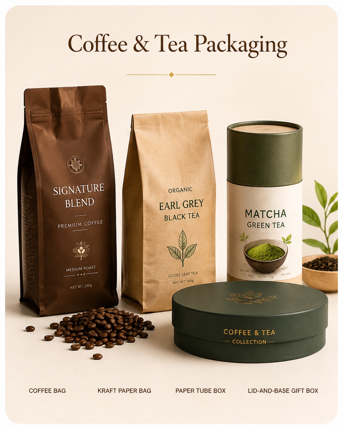 Coffee tea packaging