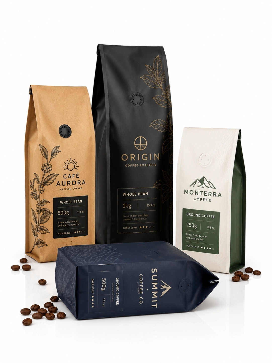 coffee-packaging-box-and-pouch-display