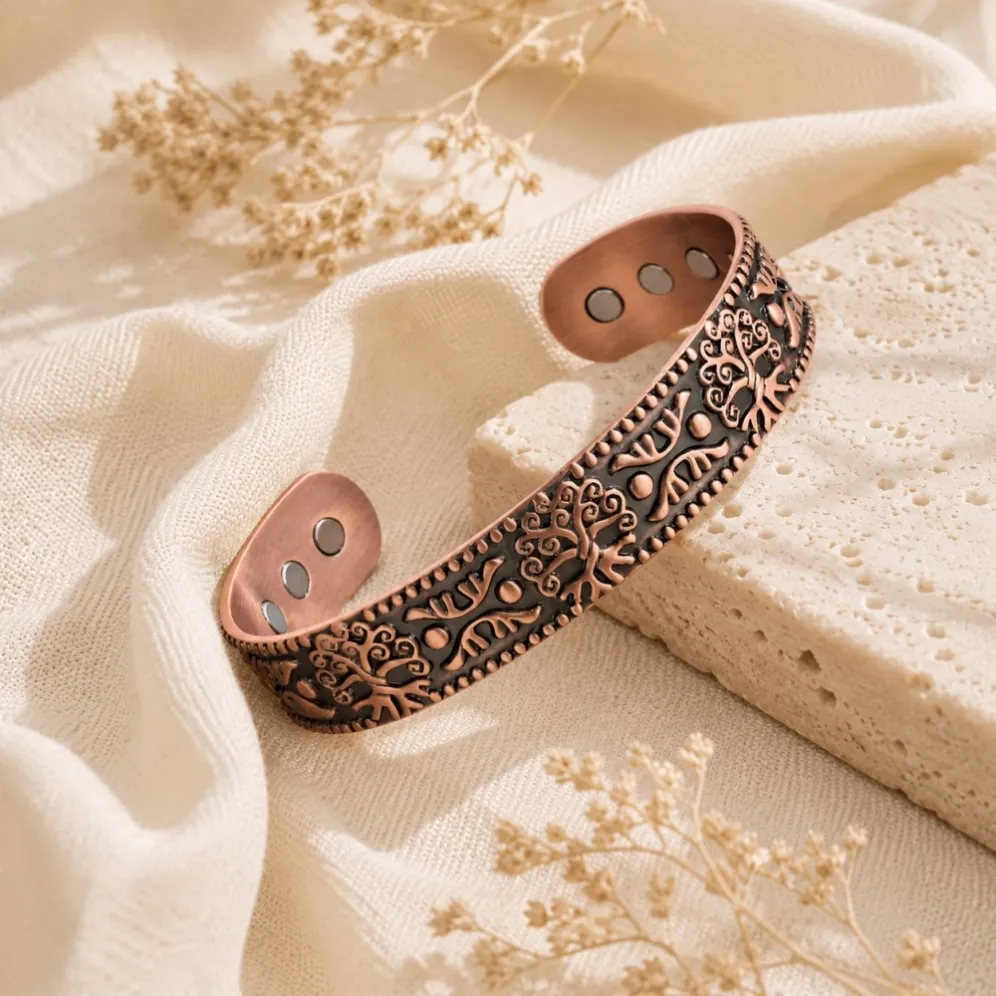 pure-copper-magnetic-cuff-bracelet-wholesale