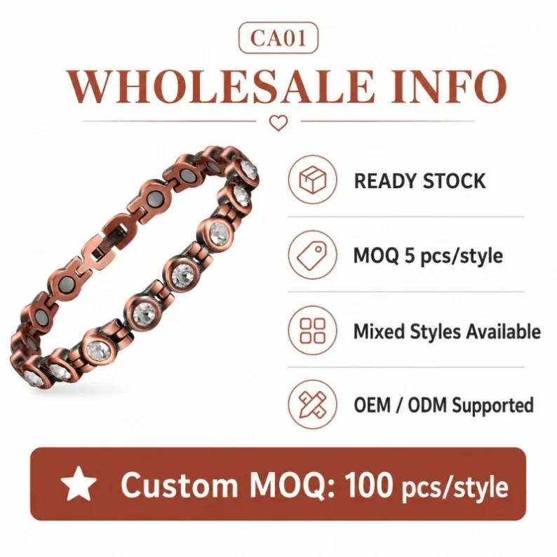 ca01-pure-red-copper-magnetic-anklet-wholesale-info
