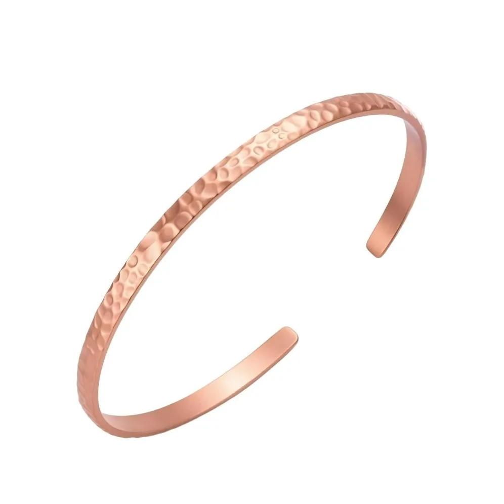 pc194-pure-copper-hammered-open-cuff-bracelet-main