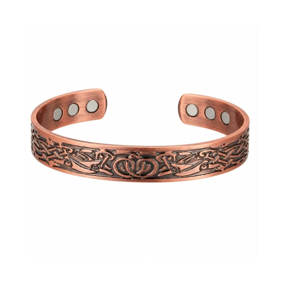 C041AC-6ALL-175-antique-copper-scrollwork-open-cuff-white-background