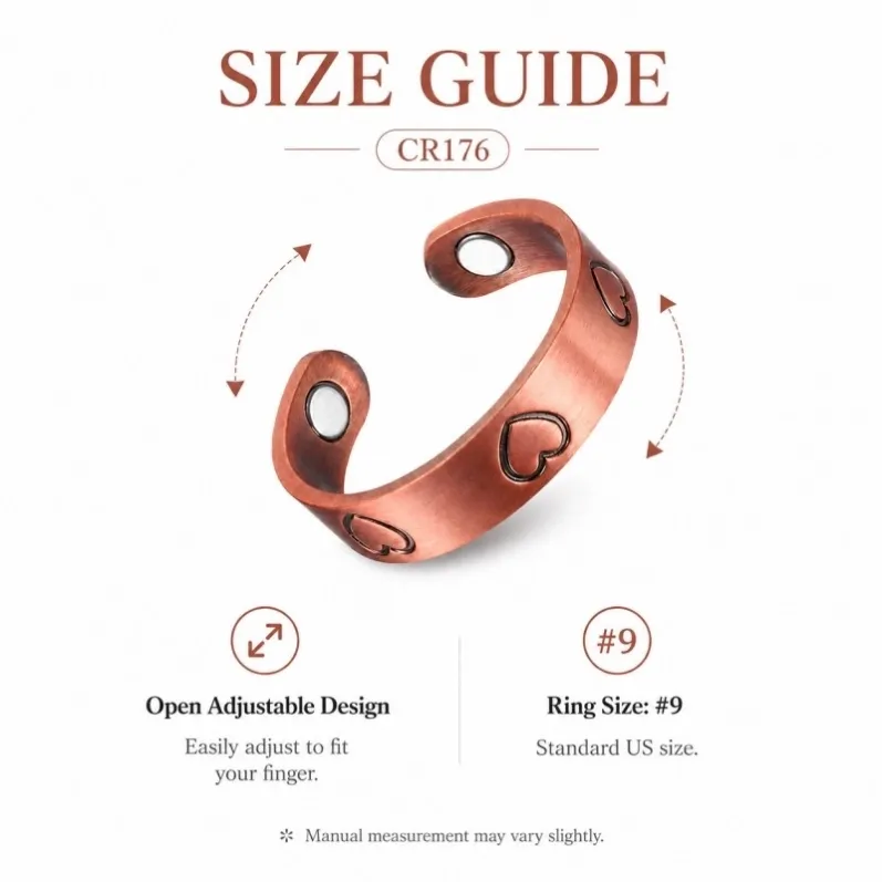 cr176-pure-red-copper-heart-magnetic-open-ring-size-guide