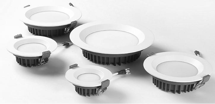 BZ-DL-W IP65 waterproof LED downlight family, 7-40W, SMD/COB options