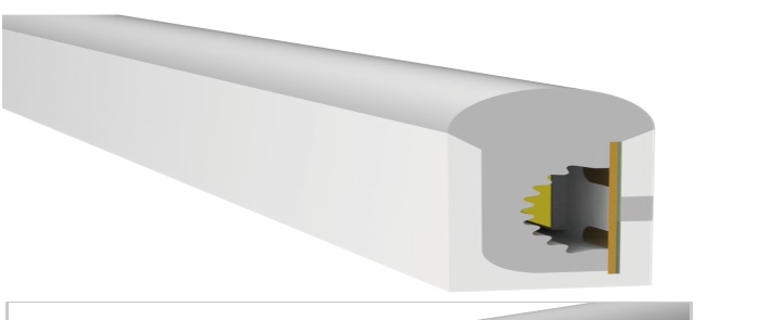270 degree beam side-emitting LED strip