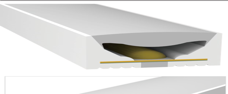 COB silicone co-extrusion LED strip