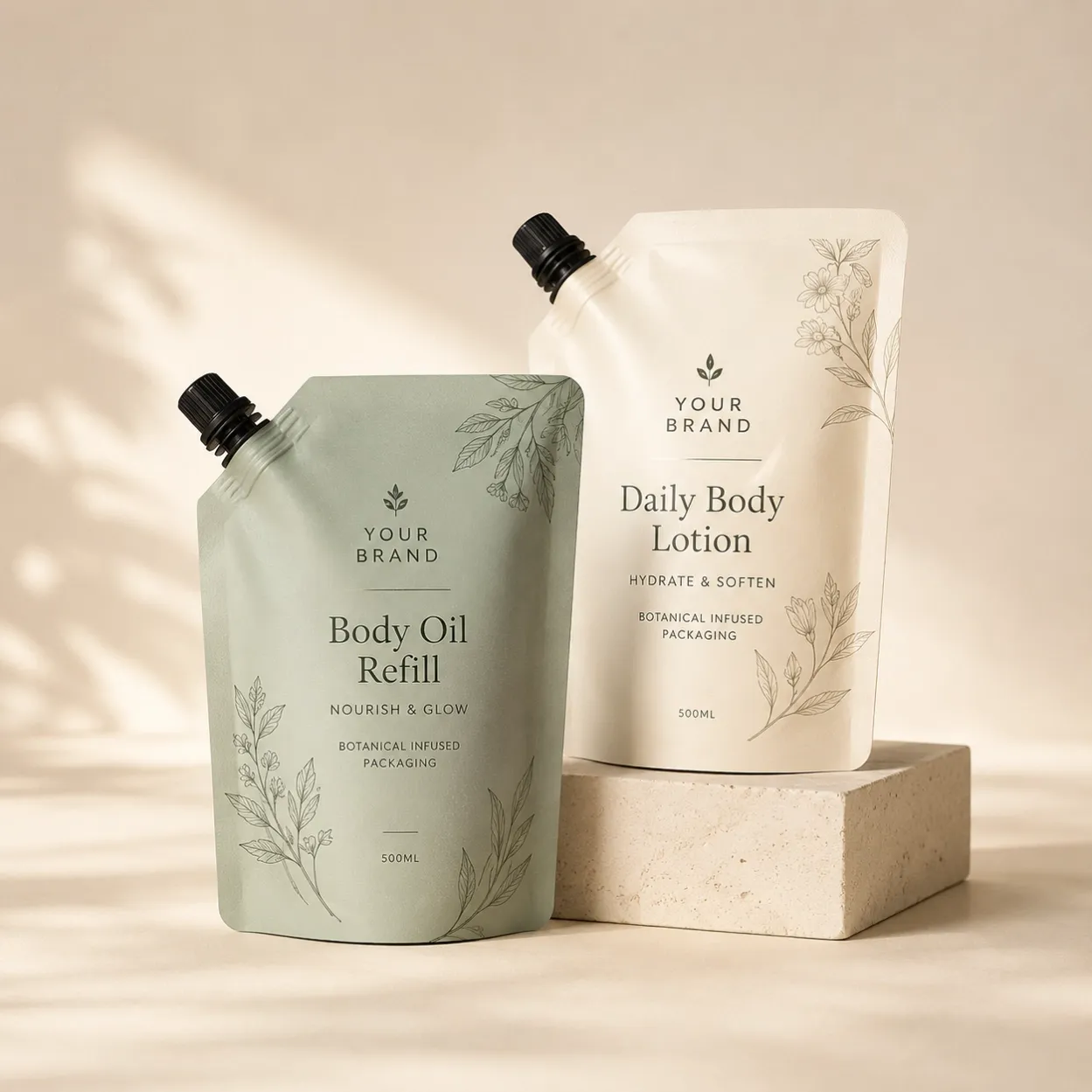body oil refill