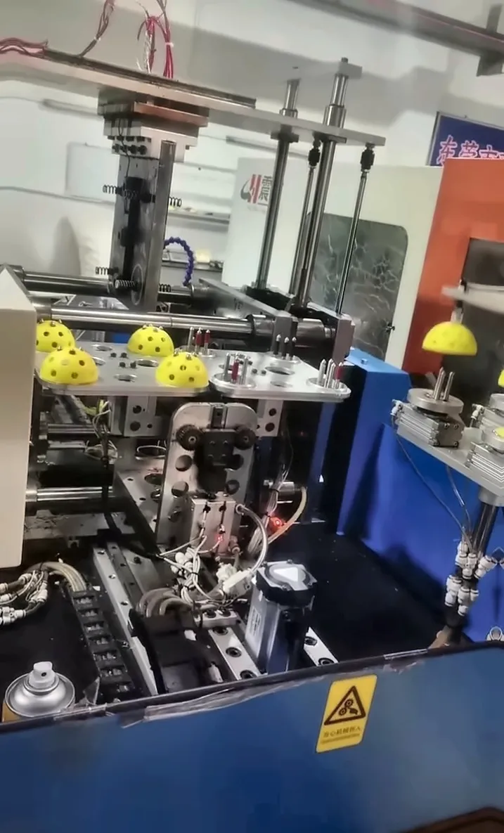 SYNLY in-house pickleball injection molding production machine