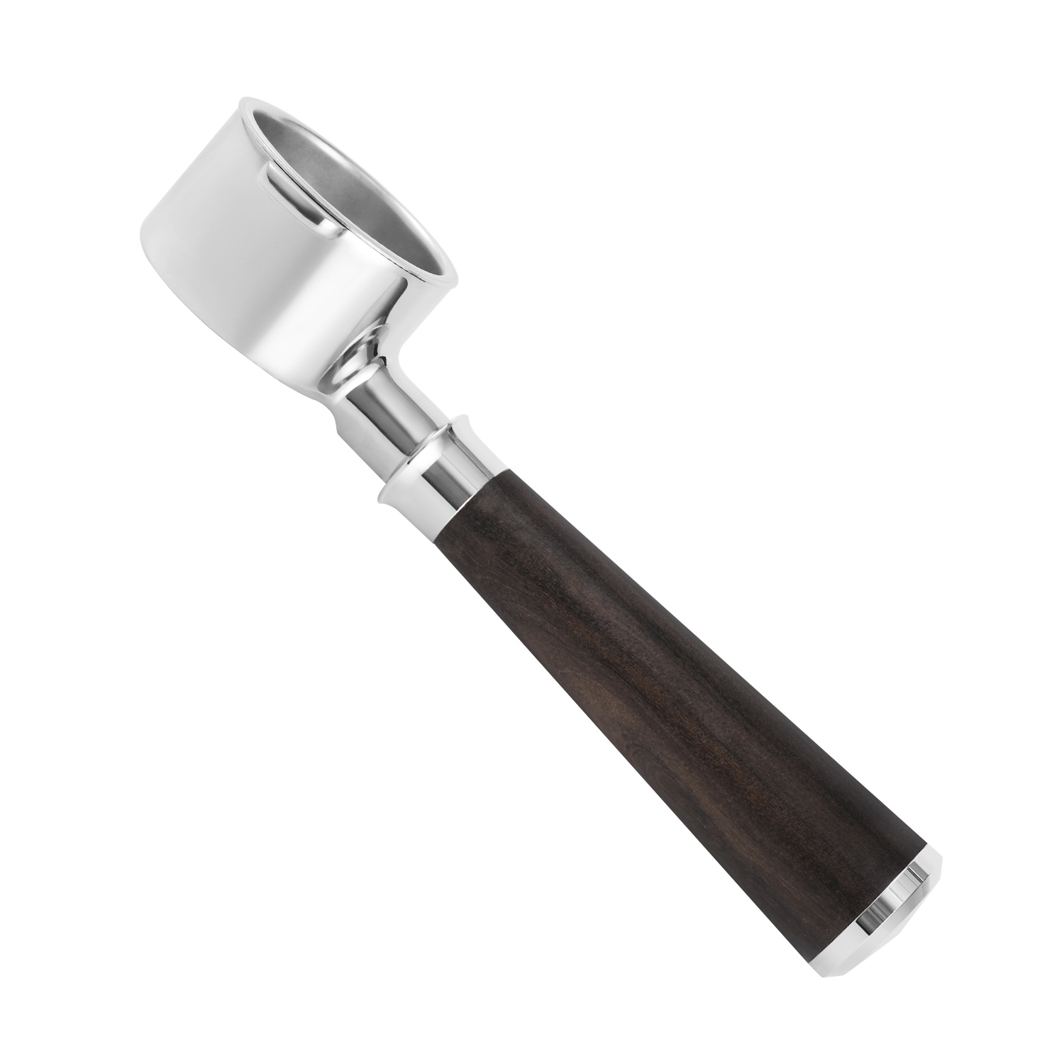 Portafilter head viewed from the side