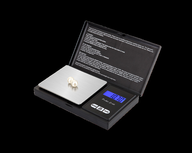 ZmoTek DH-MS pocket jewelry scale with instruction lid