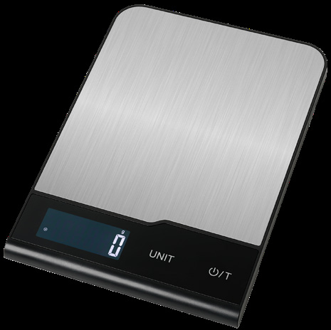 ZmoTek DH-8801 slim kitchen scale, 15kg