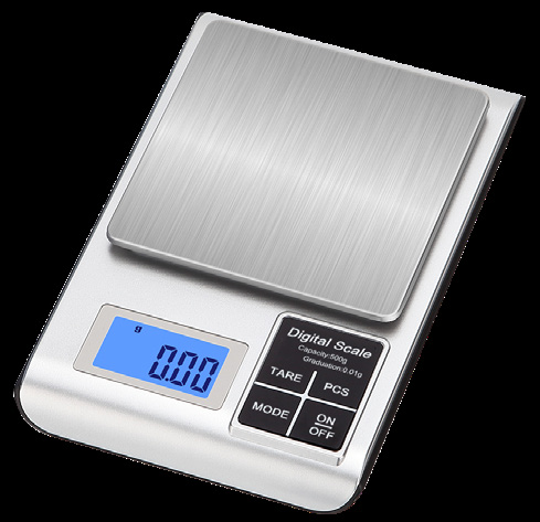ZmoTek DH-5KW compact kitchen scale, 500g to 3kg