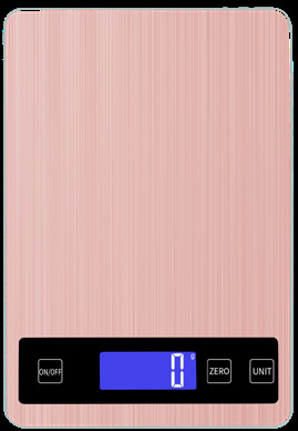 ZmoTek DH-A10 kitchen scale in rose gold finish