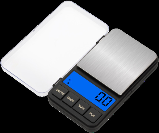 ZmoTek DH-928 slim pocket jewelry scale with clear lid