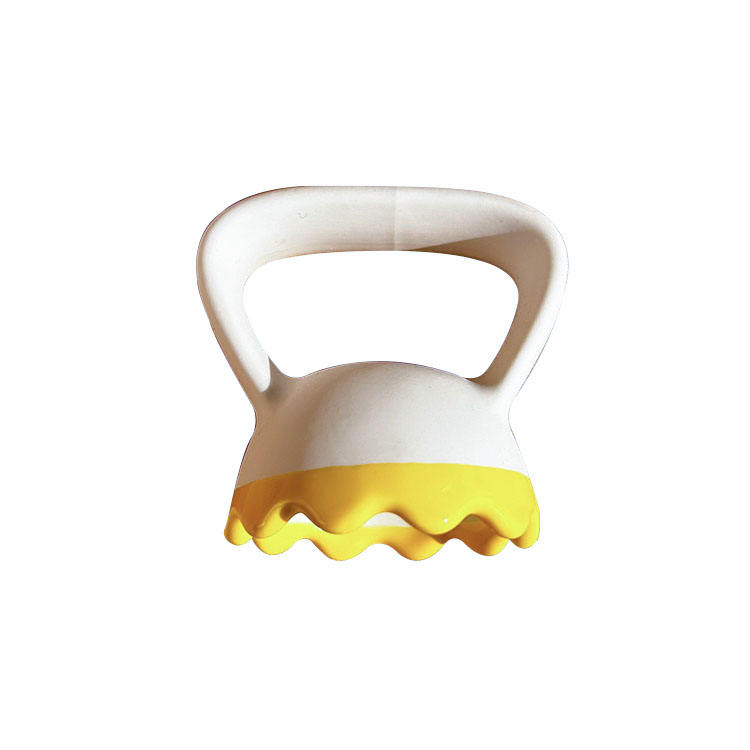 GSK11 Ceramic Ring Cup Massager White and Yellow view 1