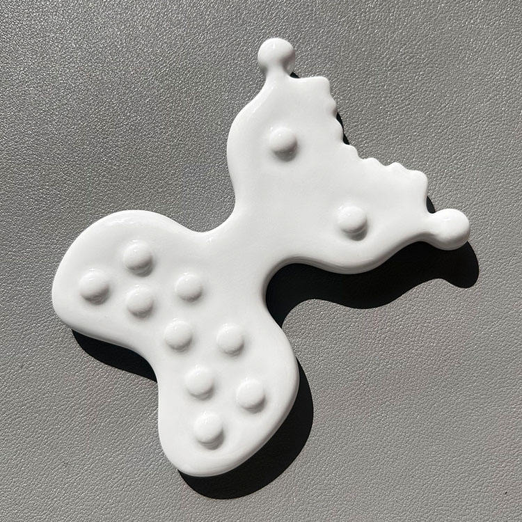 GSK31 Ceramic Butterfly Pearl-Dot Massage Board 10.3 cm view 3