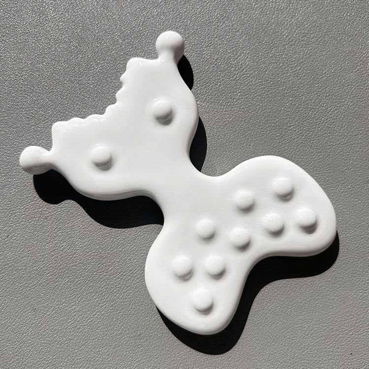 GSK31 Ceramic Butterfly Pearl-Dot Massage Board 10.3 cm view 4