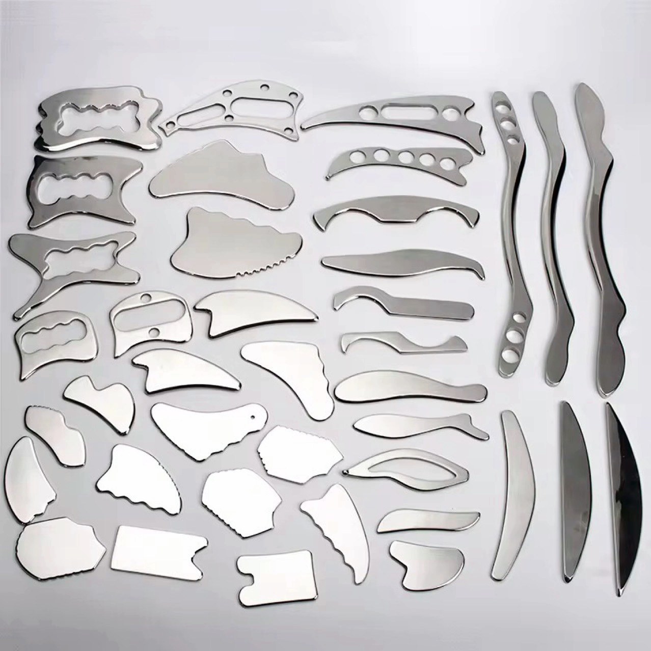 Stainless steel gua sha manufacturer - full shape range