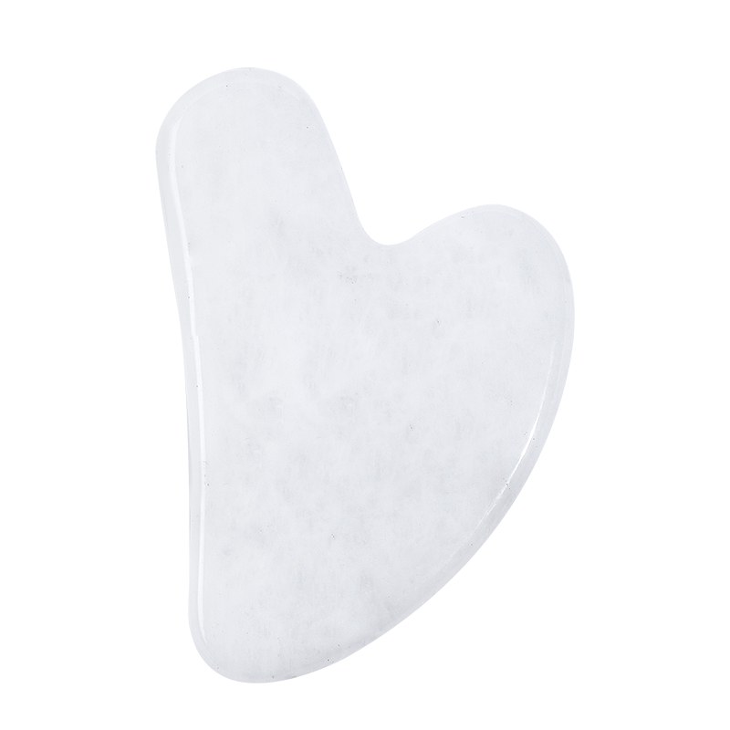 Clear quartz butterfly gua sha board