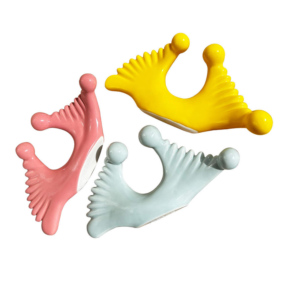 GSK12 Ceramic Fish-Tail Massage Tool Pastel Colours view 1