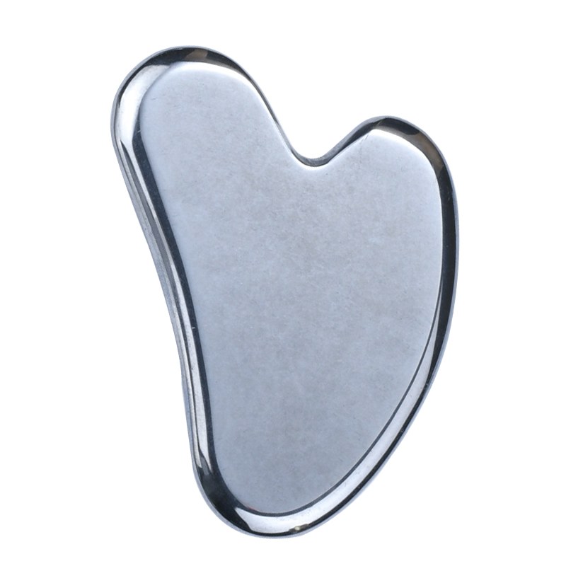 Silver-grey agate large gua sha board