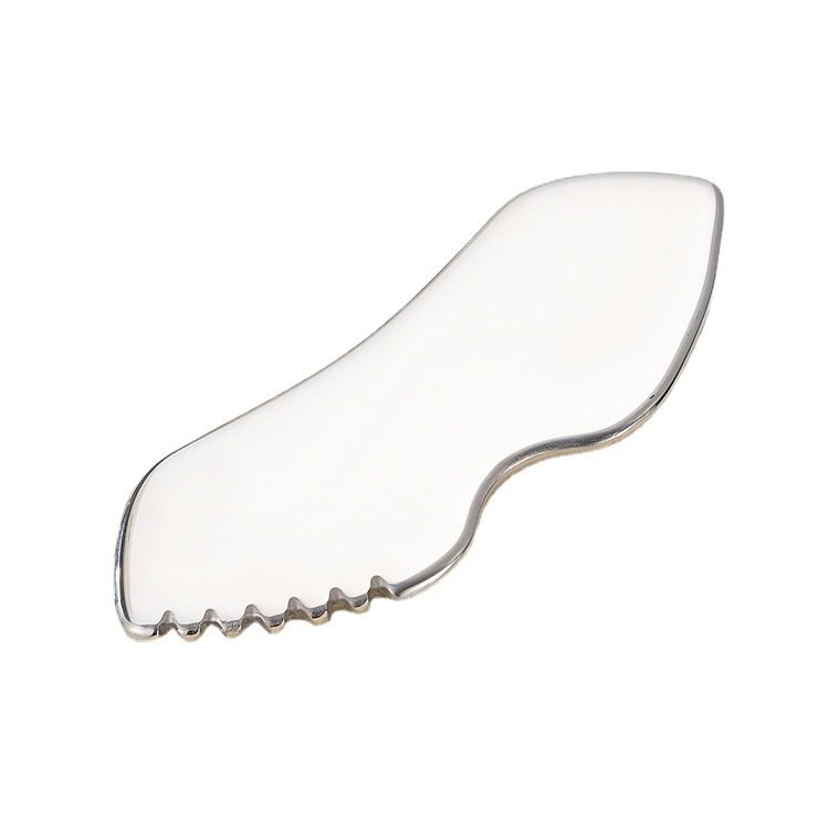 3-Piece Stainless Steel Gua Sha Facial Set with Eye Cream Ap detail image 3