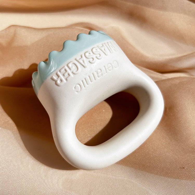 Ceramic finger ring cup massager duo view 2