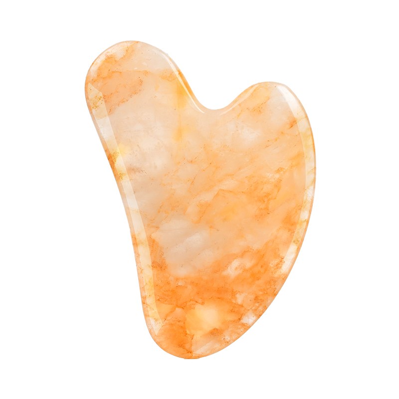 Orange aventurine butterfly gua sha board