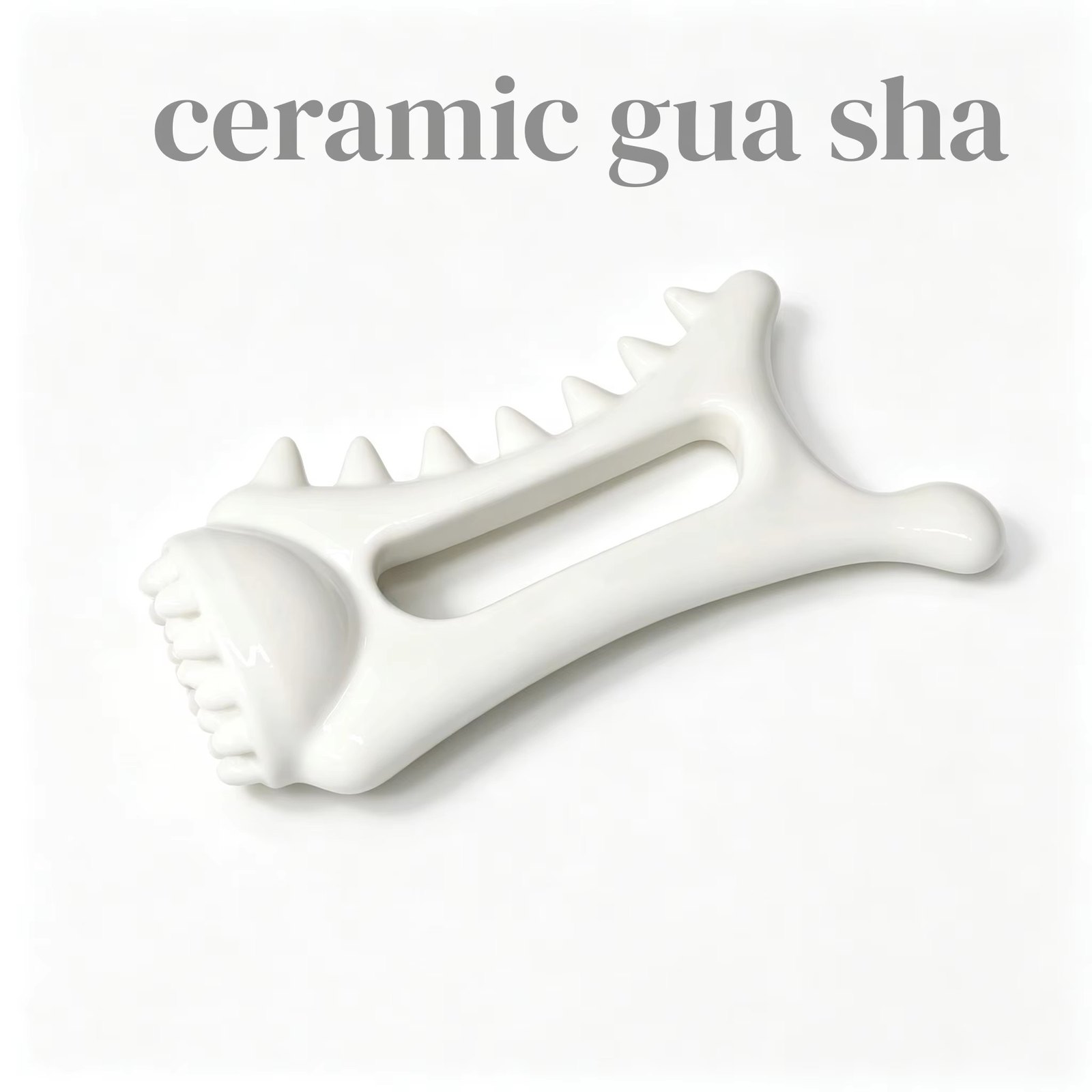 GSK46 Ceramic Sawtooth N-Frame Massager 15 cm view 4