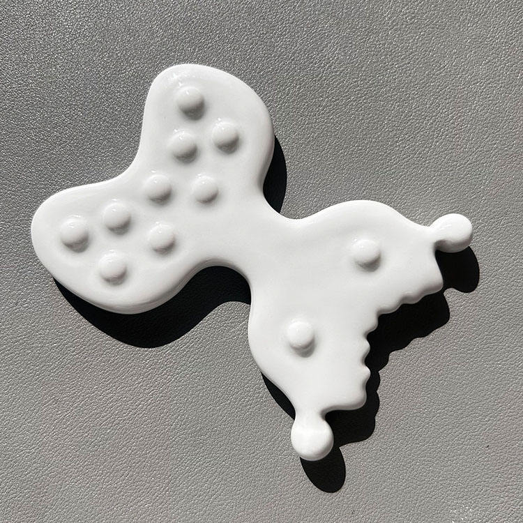 GSK31 Ceramic Butterfly Pearl-Dot Massage Board 10.3 cm view 5