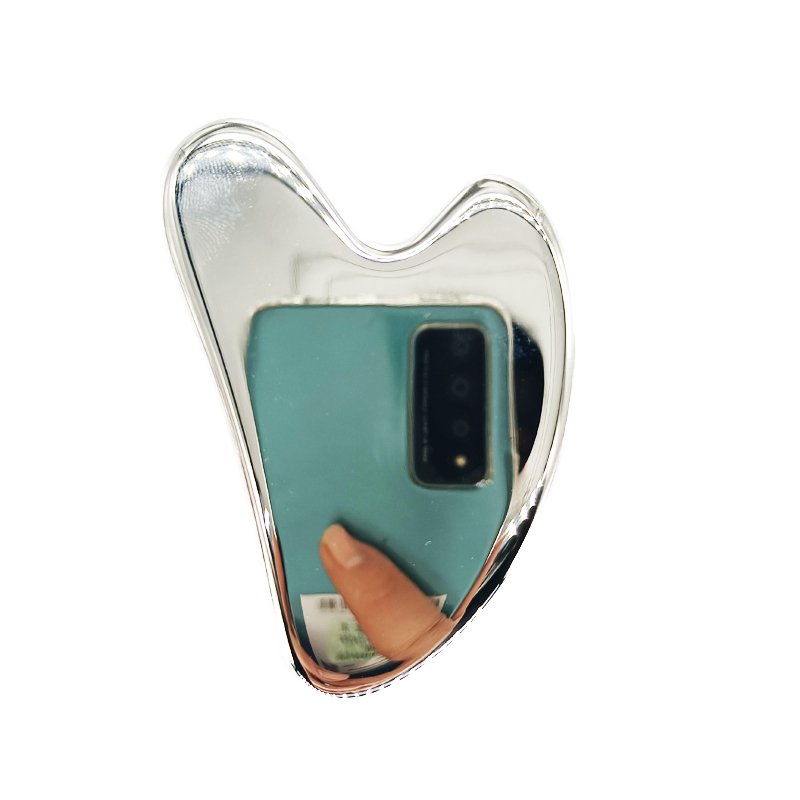 3-Piece Stainless Steel Gua Sha Facial Set with Eye Cream Ap detail image 4