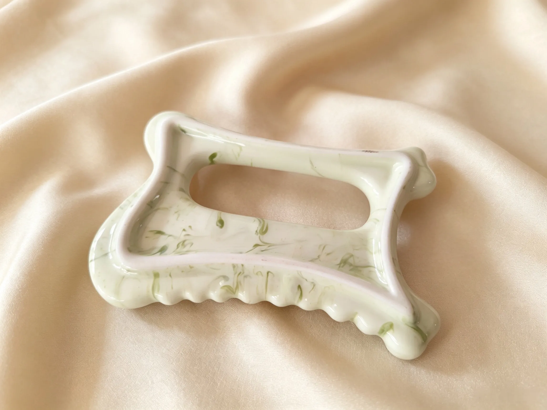 Speckle glaze ceramic gua sha (3)