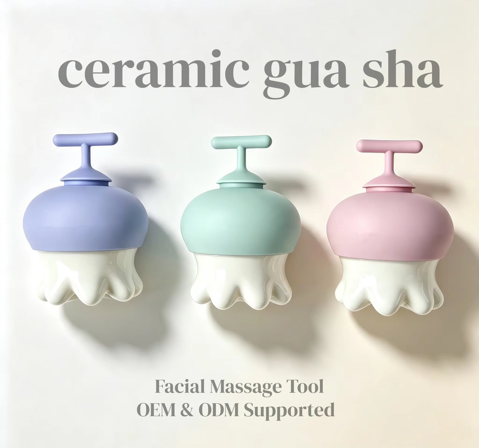 GSK47 Ceramic Mushroom T-Handle Massager 9.4 cm view 2