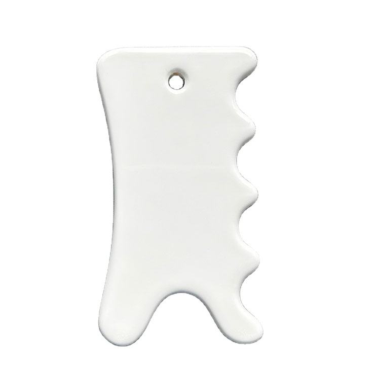 GSK22 Ceramic Rectangle Tooth Board with Hole 8.9 cm view 1